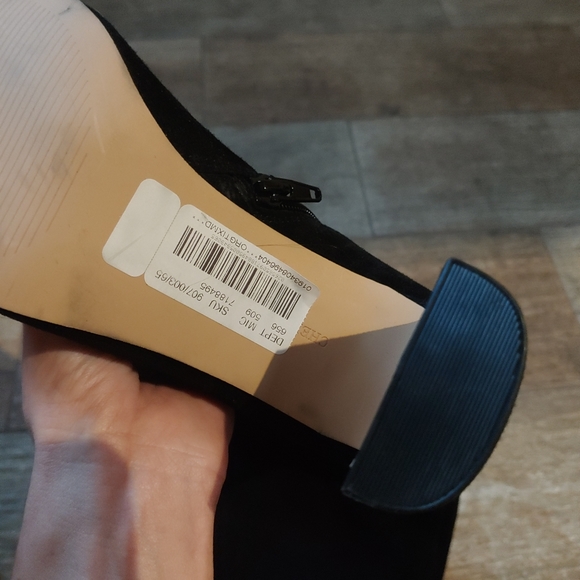 Knee high boots with Heel Black - Picture 3 of 4